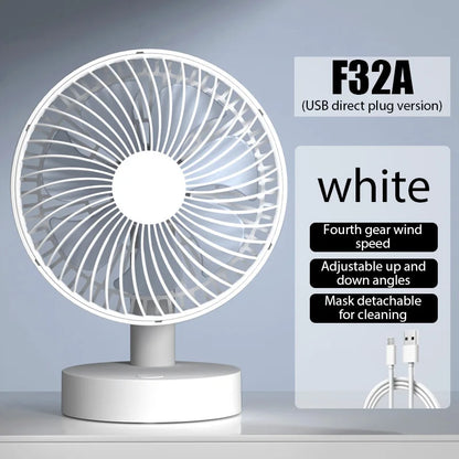 Portable USB Electric Fan for Home Office